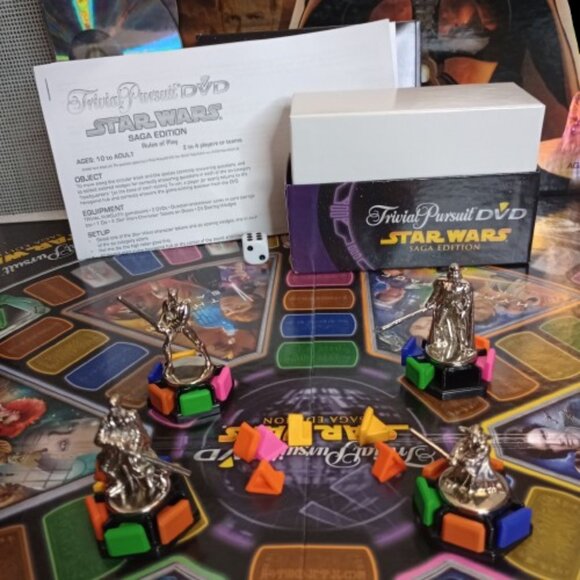 Star Wars Saga Edition Trivial Pursuit DVD Game 2 to 4 Players or Teams Ages 10+ - Picture 12 of 12
